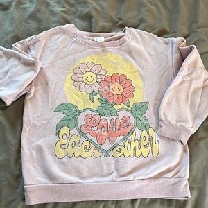 Girls crew sweatshirt